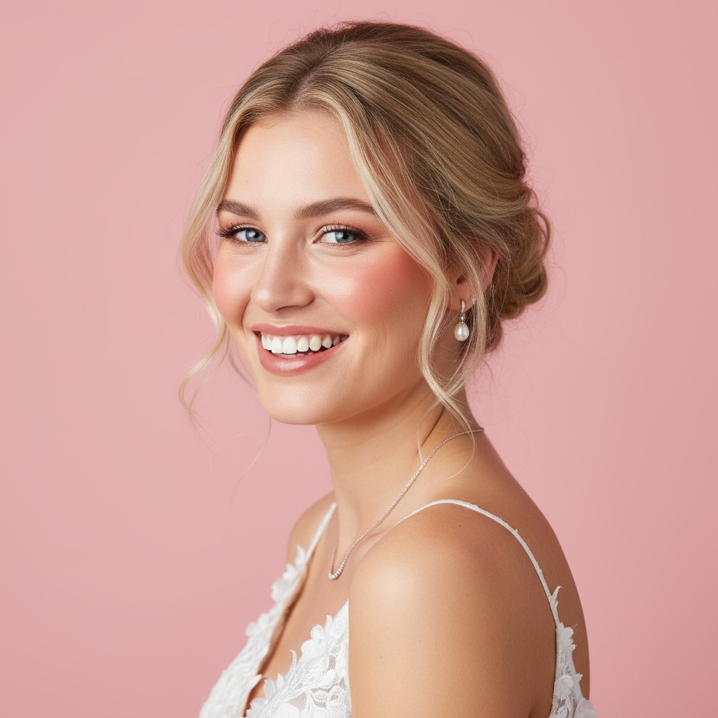 Bridal Messy Bun Hairstyle Ideas